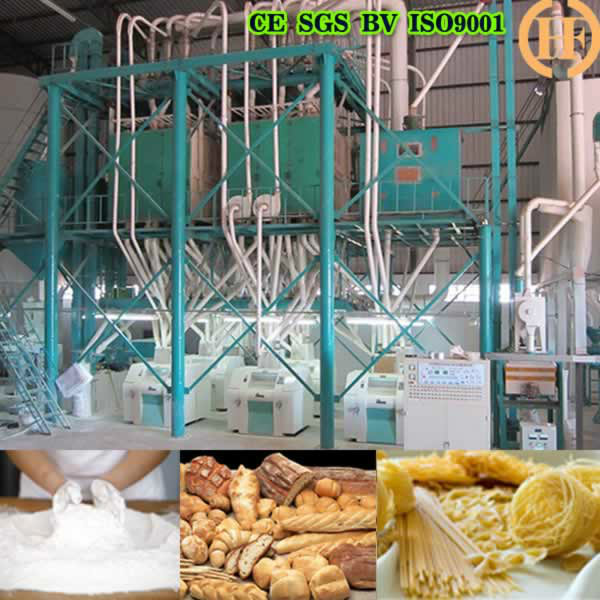 we supply complete wheat flour mill machine