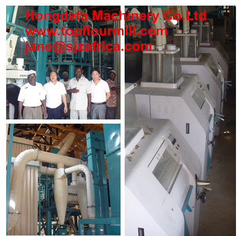 In Zambia install the maize milling machines