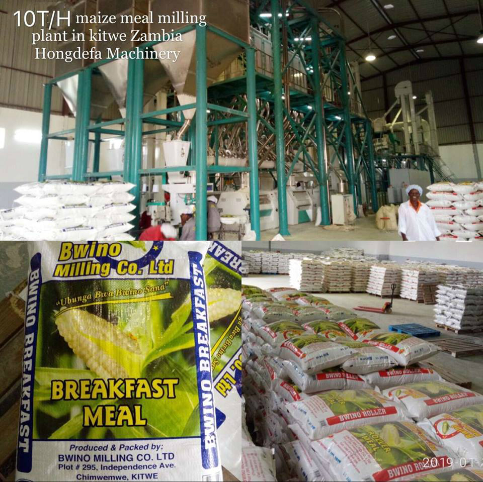 Congrat:240T maize flour mill in Zambia