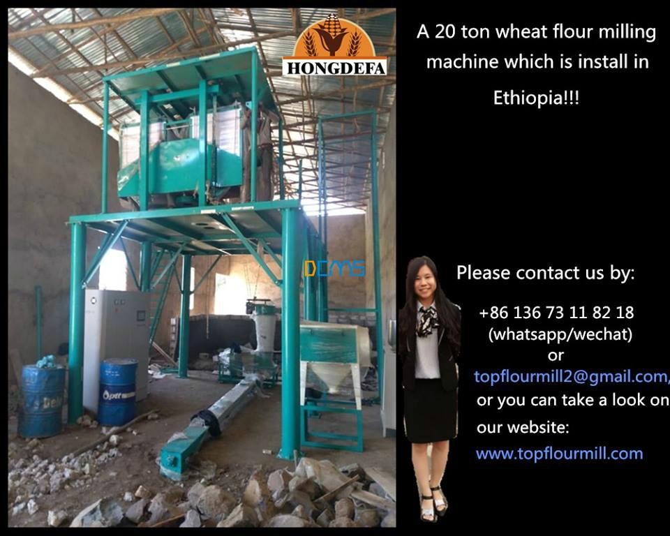 Congrat:20T flour mill installing in Ethiopia