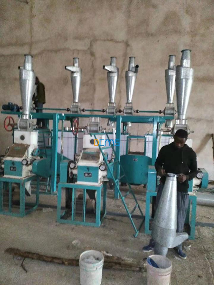 20t maize mill installing