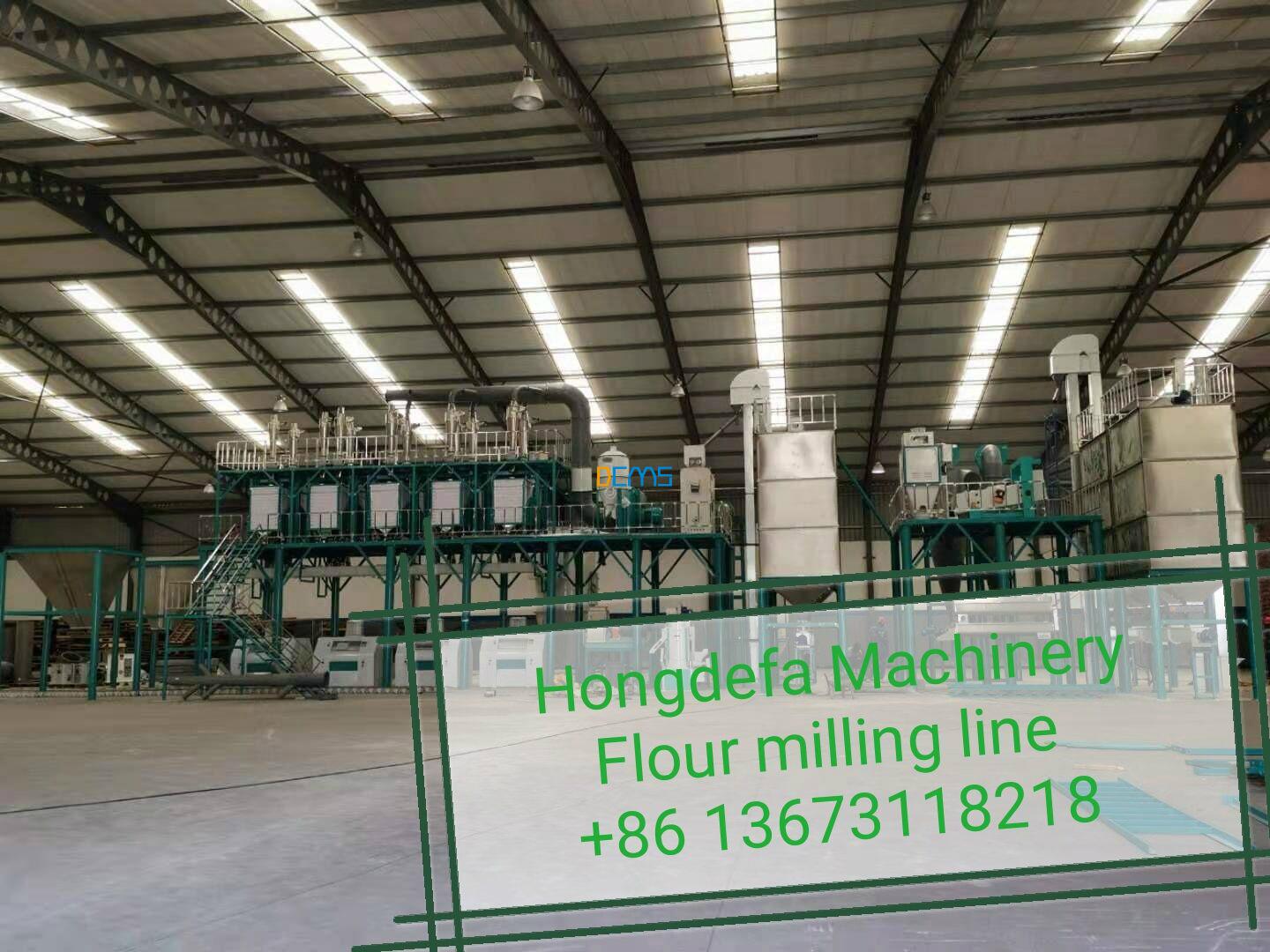 Congrat:100t flour mill with silo