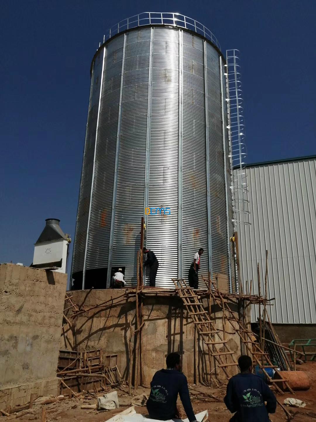 silo for maize storage